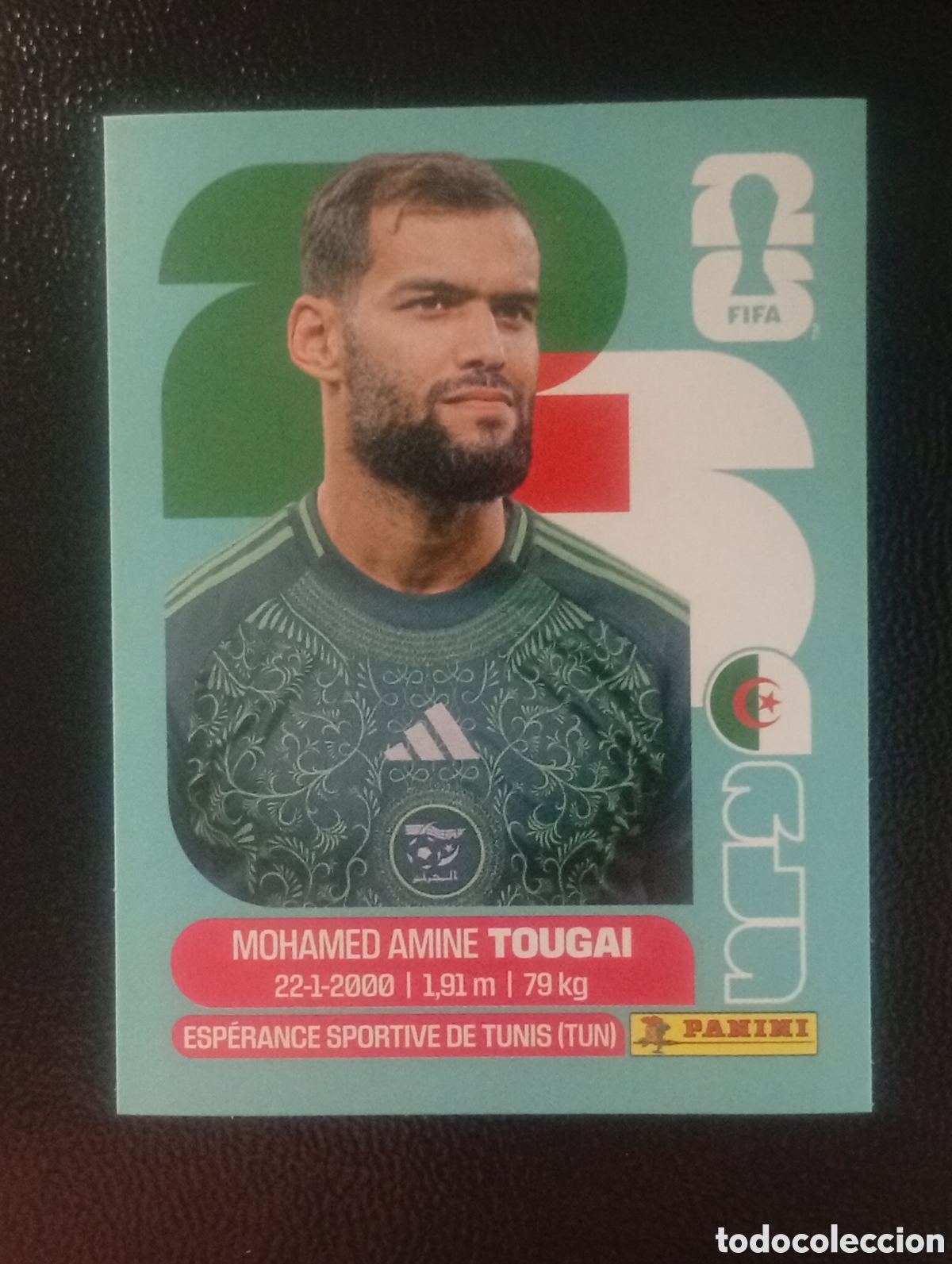 Cromos de f&uacute;tbol: ALG 6 TOUGAI ALGERIA MUNDIAL F&Uacute;TBOL 2026 FIFA WORLD CUP PANINI CROMO STICKER ALG6