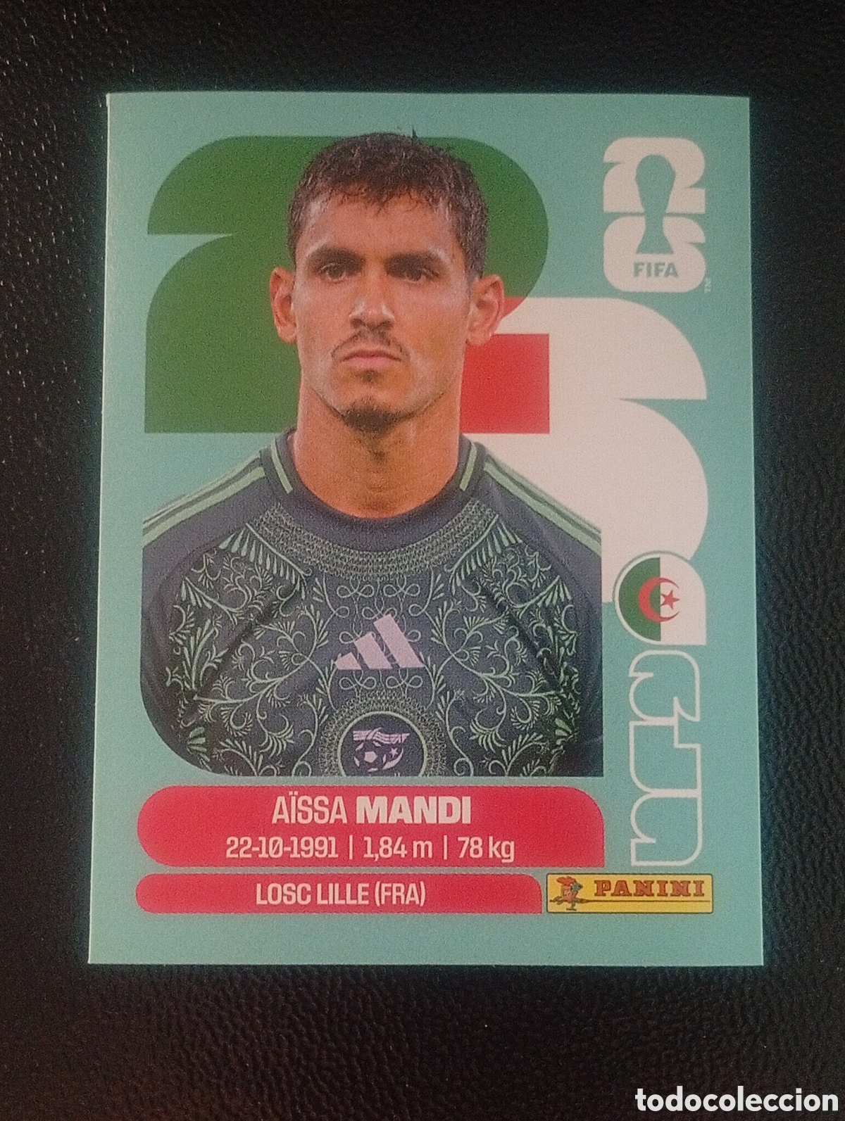 Cromos de f&uacute;tbol: ALG 7 MANDI ALGERIA MUNDIAL F&Uacute;TBOL 2026 FIFA WORLD CUP PANINI CROMO STICKER ALG7