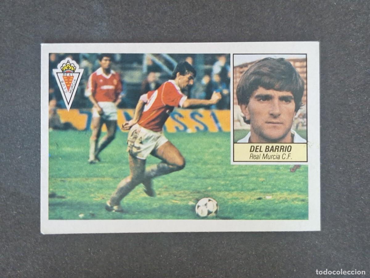 Cromos de f&uacute;tbol: L3 DEL BARRIO REAL MURCIA C. F. LIGA ESTE 1984 1985 84 85 NUNCA PEGADO SIN PEGAR