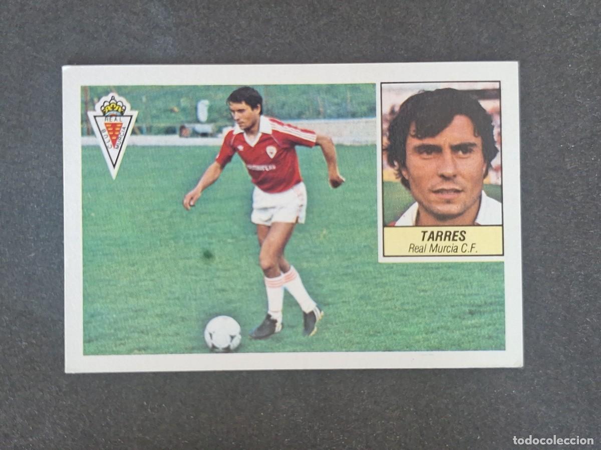 Cromos de f&uacute;tbol: L3 TARRES REAL MURCIA C. F. LIGA ESTE 1984 1985 84 85 NUNCA PEGADO SIN PEGAR