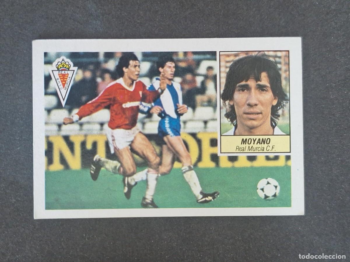 Cromos de f&uacute;tbol: L3 MOYANO REAL MURCIA C. F. LIGA ESTE 1984 1985 84 85 NUNCA PEGADO SIN PEGAR