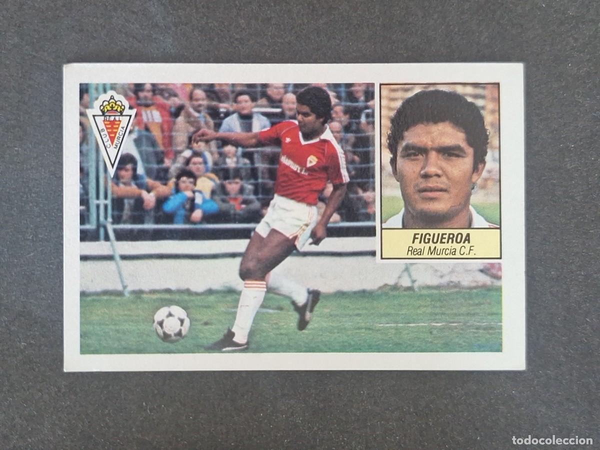 Cromos de f&uacute;tbol: L3 FIGUEROA REAL MURCIA C. F. LIGA ESTE 1984 1985 84 85 NUNCA PEGADO SIN PEGAR