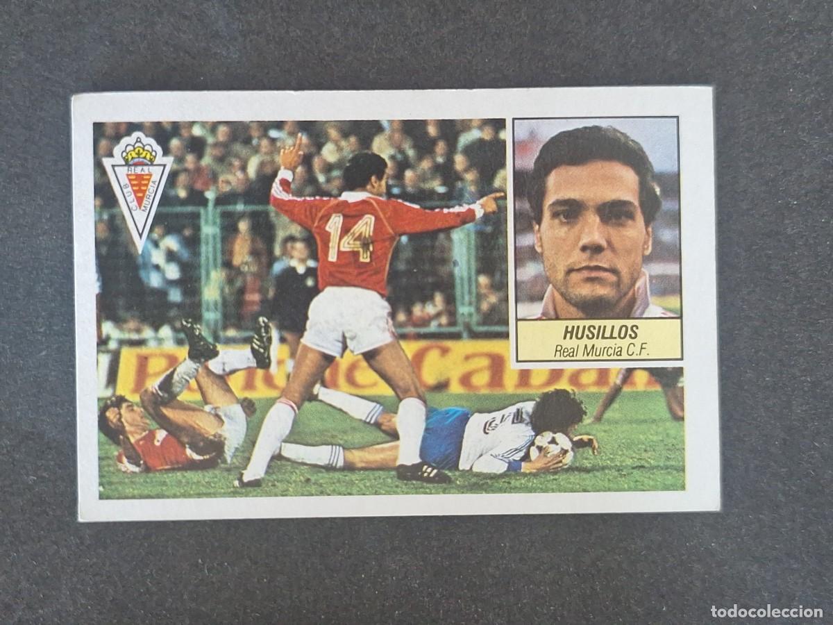 Cromos de f&uacute;tbol: L3 HUSILLOS REAL MURCIA C. F. LIGA ESTE 1984 1985 84 85 NUNCA PEGADO SIN PEGAR