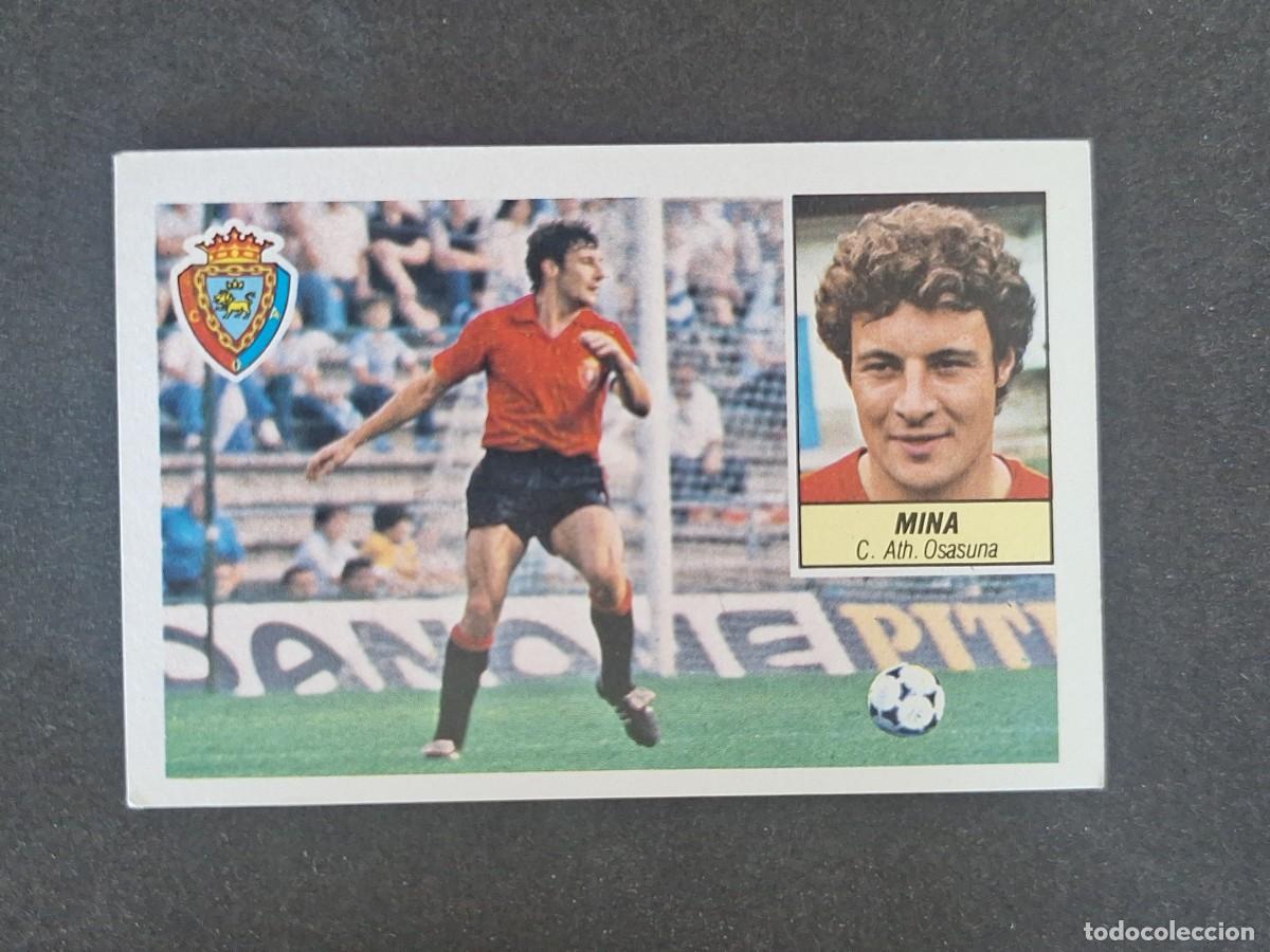 Cromos de f&uacute;tbol: L3 MINA C. A. OSASUNA C. F. LIGA ESTE 1984 1985 84 85 NUNCA PEGADO SIN PEGAR