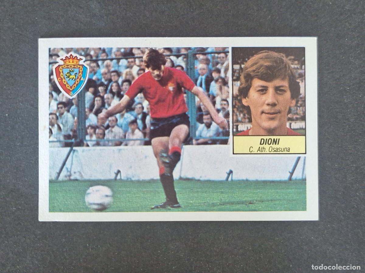 Cromos de f&uacute;tbol: L3 DIONI C. A. OSASUNA LIGA ESTE 1984 1985 84 85 NUNCA PEGADO SIN PEGAR