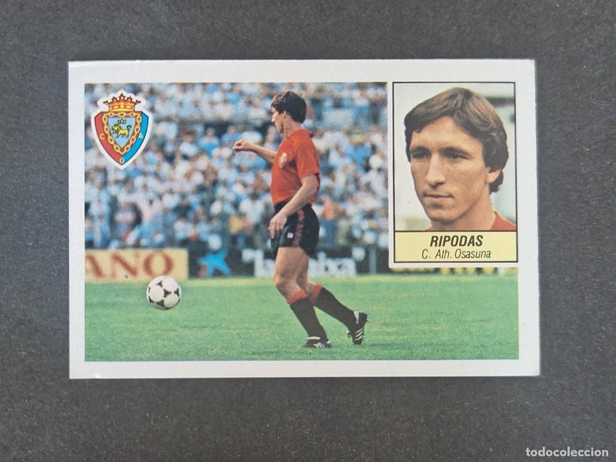 Cromos de f&uacute;tbol: L3 RIPODAS C. A. OSASUNA LIGA ESTE 1984 1985 84 85 NUNCA PEGADO SIN PEGAR