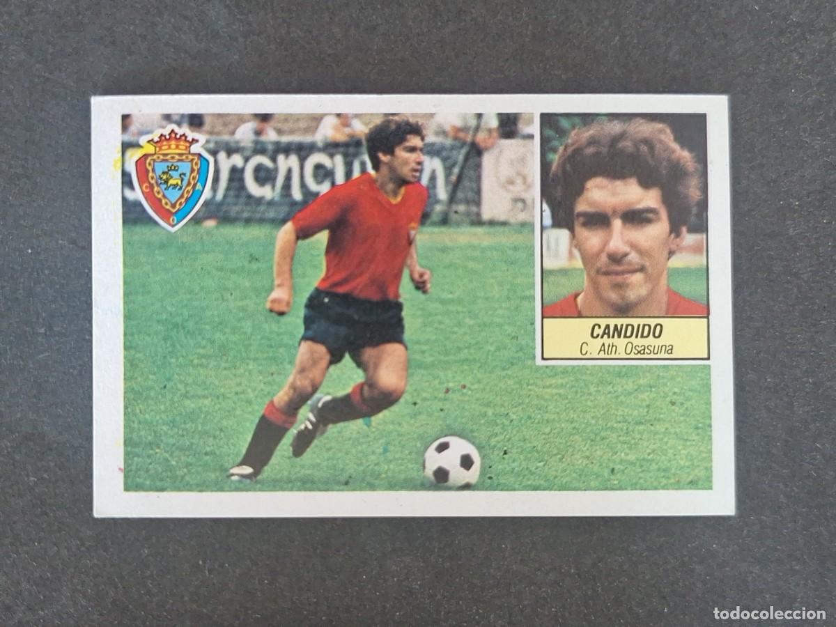Cromos de f&uacute;tbol: L3 CANDIDO C. A. OSASUNA LIGA ESTE 1984 1985 84 85 NUNCA PEGADO SIN PEGAR