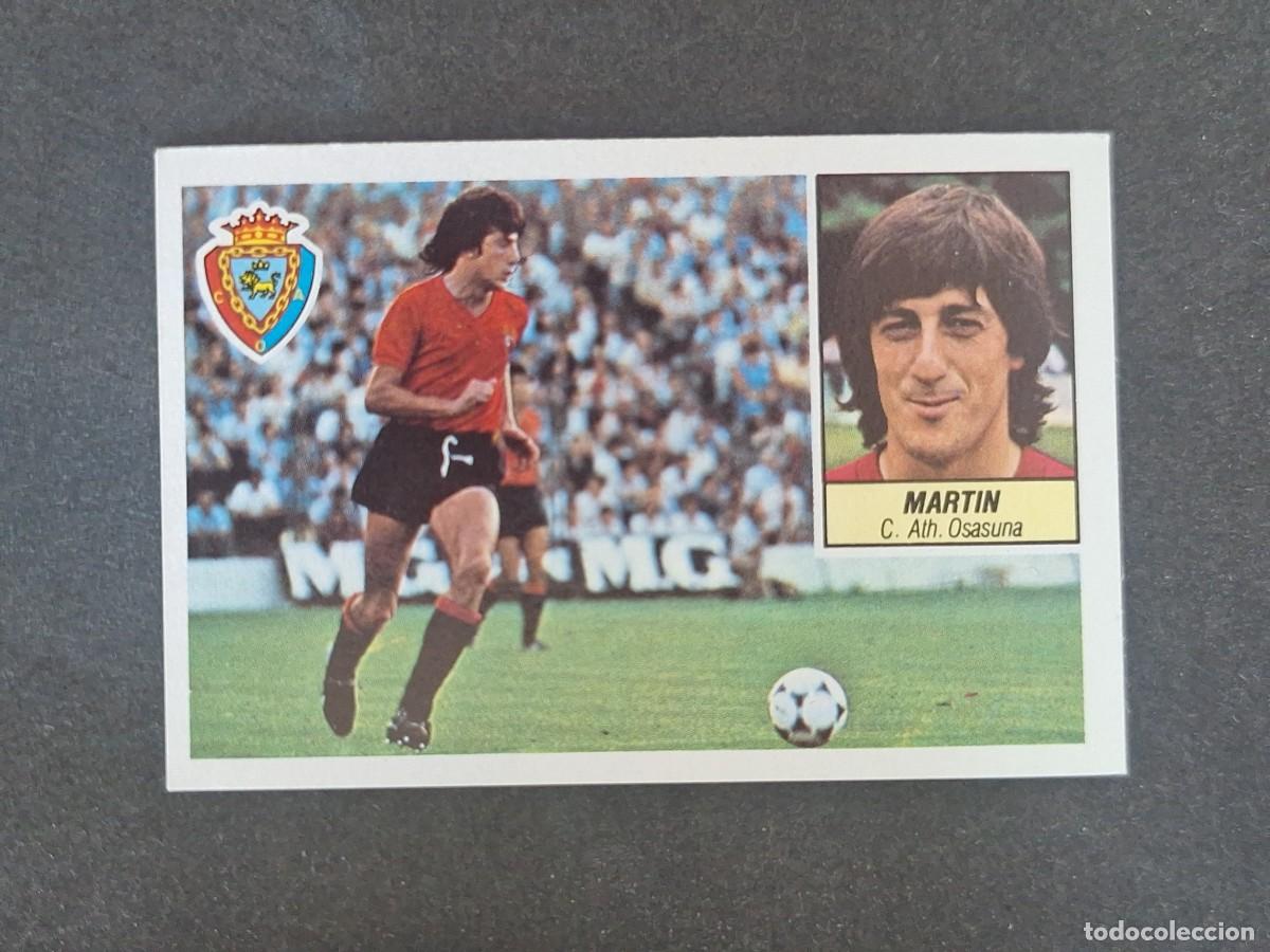 Cromos de f&uacute;tbol: L3 MARTIN C. A. OSASUNA LIGA ESTE 1984 1985 84 85 NUNCA PEGADO SIN PEGAR