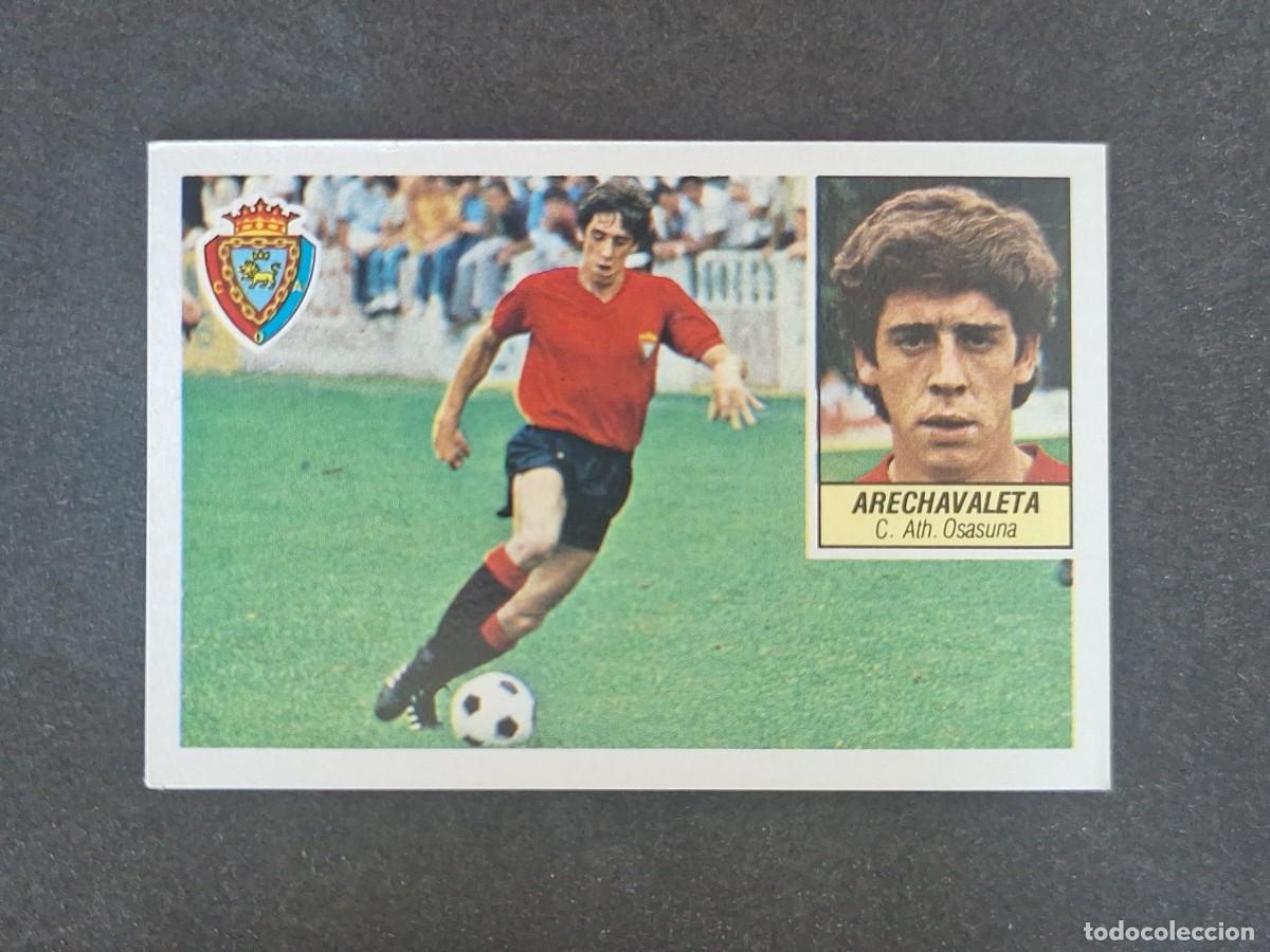 Cromos de f&uacute;tbol: L3 ARECHAVALETA C. A. OSASUNA LIGA ESTE 1984 1985 84 85 NUNCA PEGADO SIN PEGAR