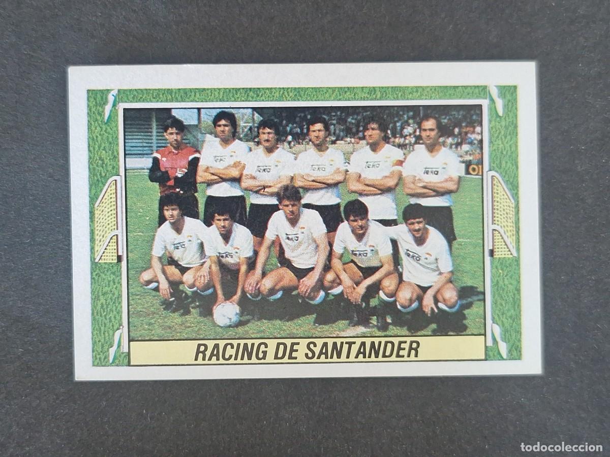 Cromos de f&uacute;tbol: L3 EQUIPO ALINEACION RACING DE SANTANDER LIGA ESTE 1984 1985 84 85 NUNCA PEGADO SIN PEGAR