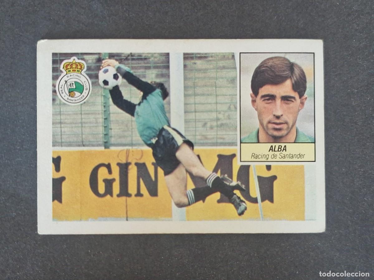 Cromos de f&uacute;tbol: L3 ALBA RACING DE SANTANDER LIGA ESTE 1984 1985 84 85 NUNCA PEGADO SIN PEGAR