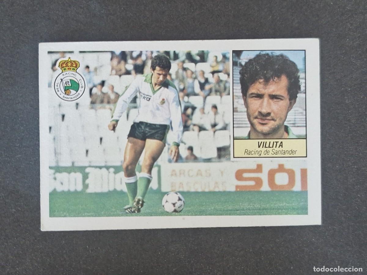 Cromos de f&uacute;tbol: L3 VILLITA RACING DE SANTANDER LIGA ESTE 1984 1985 84 85 NUNCA PEGADO SIN PEGAR