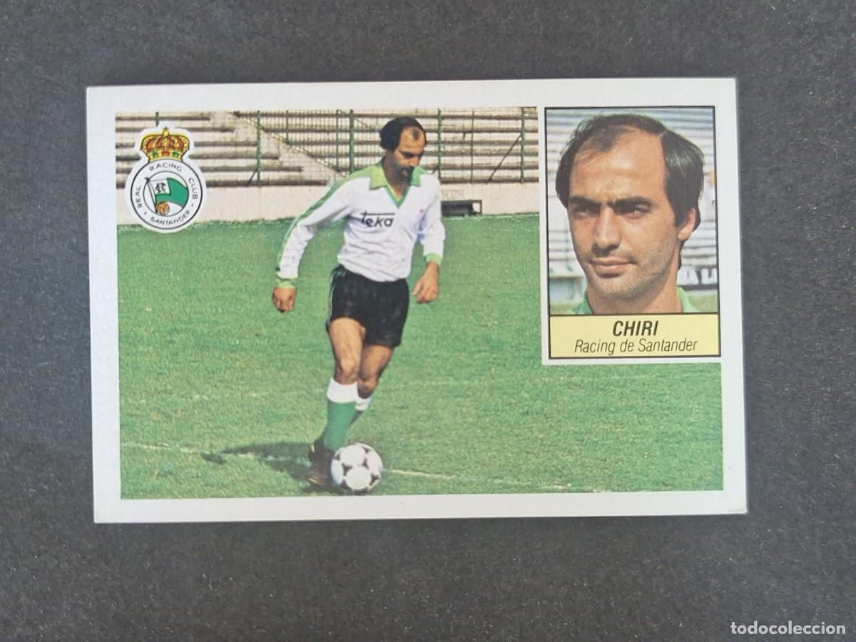 Cromos de f&uacute;tbol: L3 CHIRI RACING DE SANTANDER LIGA ESTE 1984 1985 84 85 NUNCA PEGADO SIN PEGAR