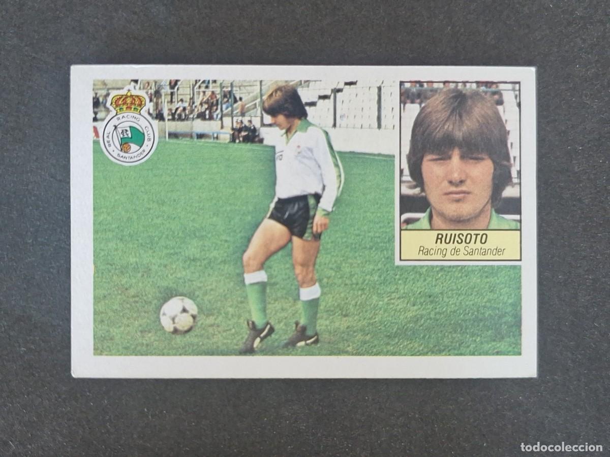 Cromos de f&uacute;tbol: L3 RUISOTO RACING DE SANTANDER LIGA ESTE 1984 1985 84 85 NUNCA PEGADO SIN PEGAR