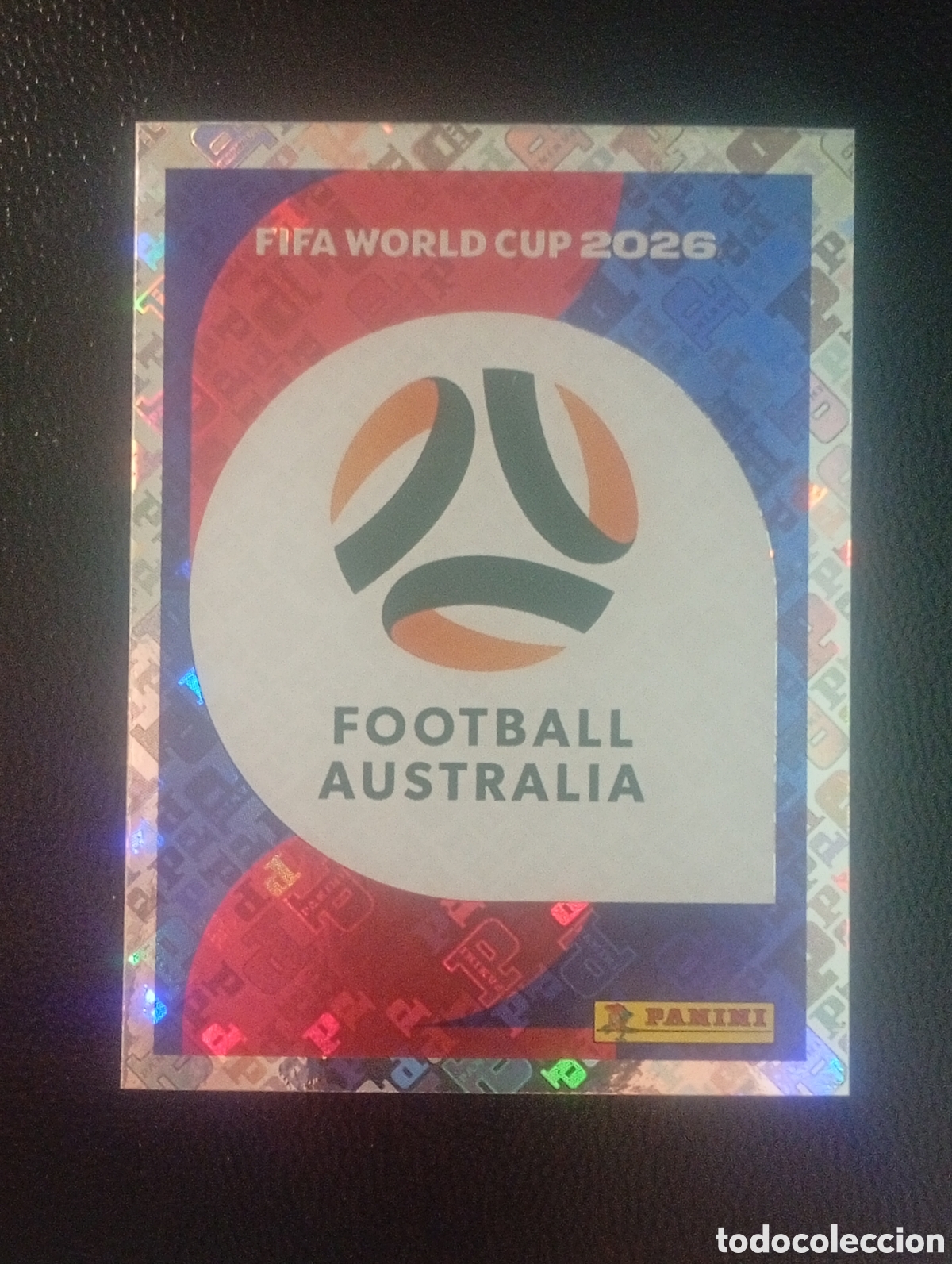 Cromos de f&uacute;tbol: AUS 1 escudo AUSTRALIA MUNDIAL F&Uacute;TBOL 2026 FIFA WORLD CUP PANINI CROMO STICKER AUS1