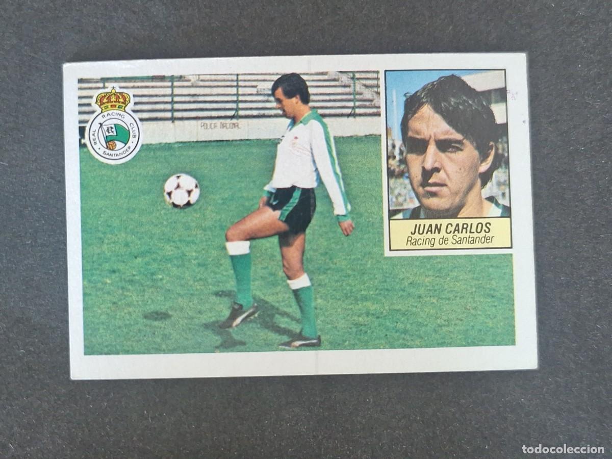 Cromos de f&uacute;tbol: L3 JUAN CARLOS RACING DE SANTANDER LIGA ESTE 1984 1985 84 85 NUNCA PEGADO SIN PEGAR
