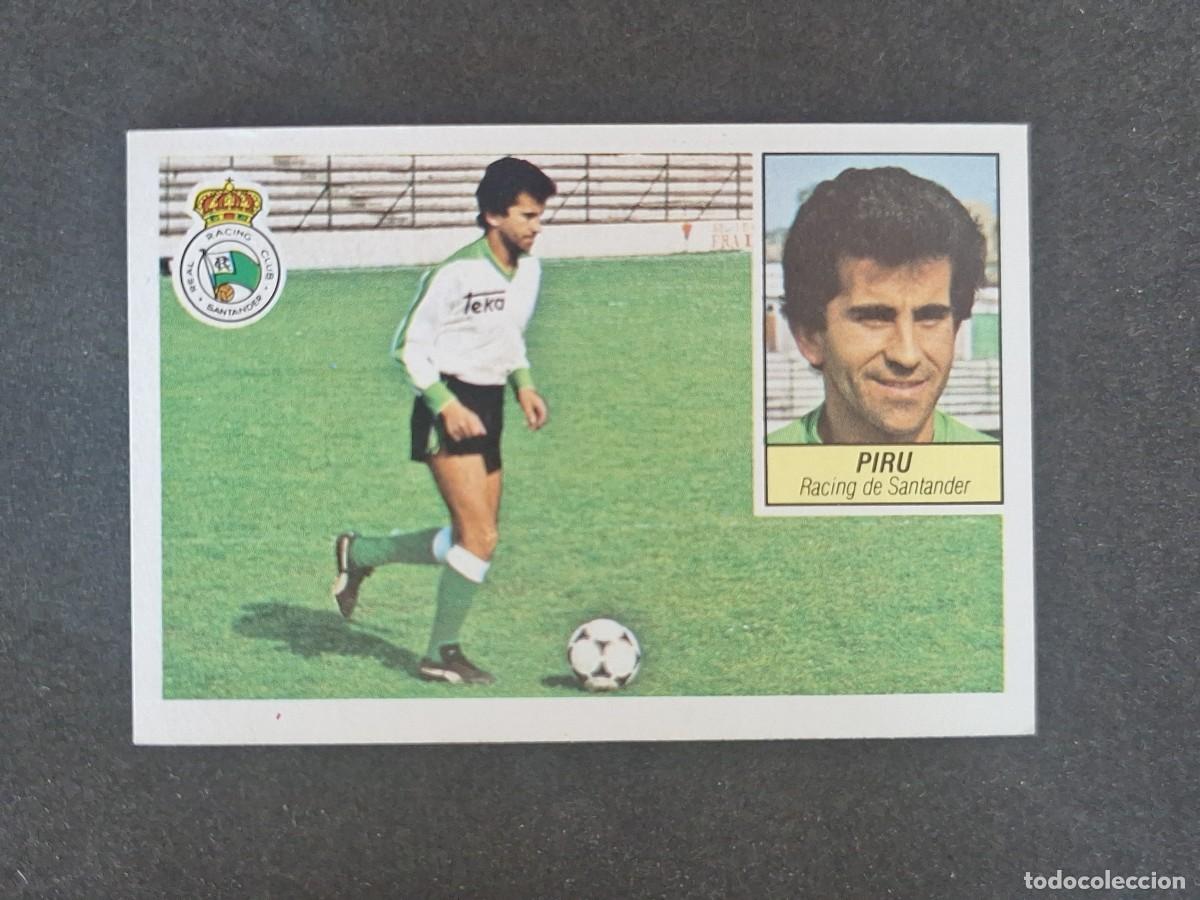 Cromos de f&uacute;tbol: L3 PIRU RACING DE SANTANDER LIGA ESTE 1984 1985 84 85 NUNCA PEGADO SIN PEGAR