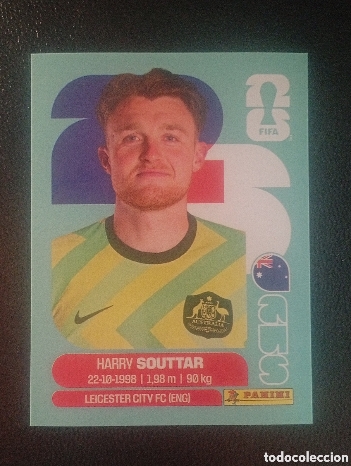 Cromos de f&uacute;tbol: AUS 4 SOUTTAR AUSTRALIA MUNDIAL F&Uacute;TBOL 2026 FIFA WORLD CUP PANINI CROMO STICKER AUS4