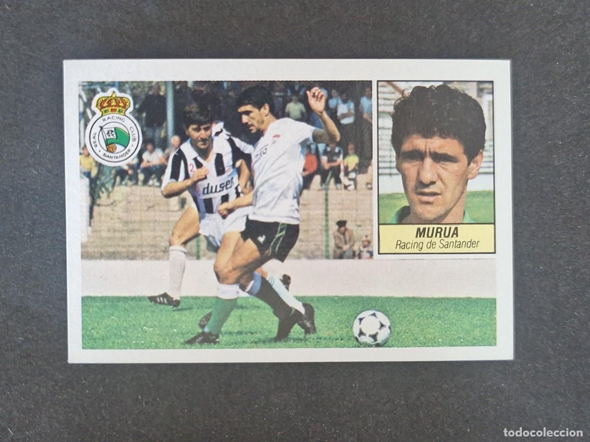Cromos de f&uacute;tbol: L3 MURUA RACING DE SANTANDER LIGA ESTE 1984 1985 84 85 NUNCA PEGADO SIN PEGAR