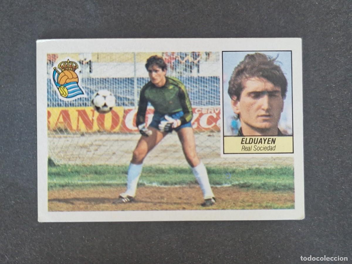 Cartes &agrave; collectionner de Football: L3 ELDUAYEN REAL SOCIEDAD LIGA ESTE 1984 1985 84 85 NUNCA PEGADO SIN PEGAR