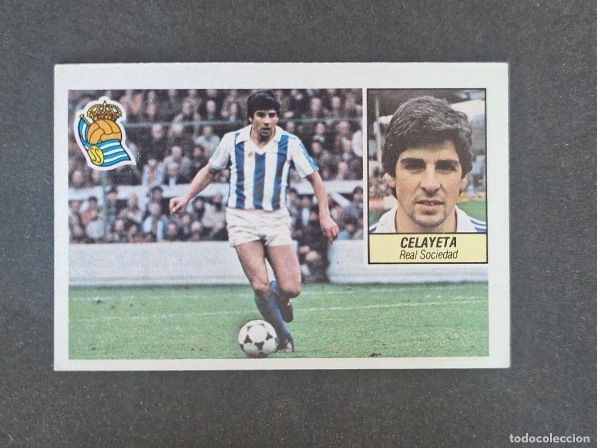 Cartes &agrave; collectionner de Football: L3 CELAYETA REAL SOCIEDAD LIGA ESTE 1984 1985 84 85 NUNCA PEGADO SIN PEGAR