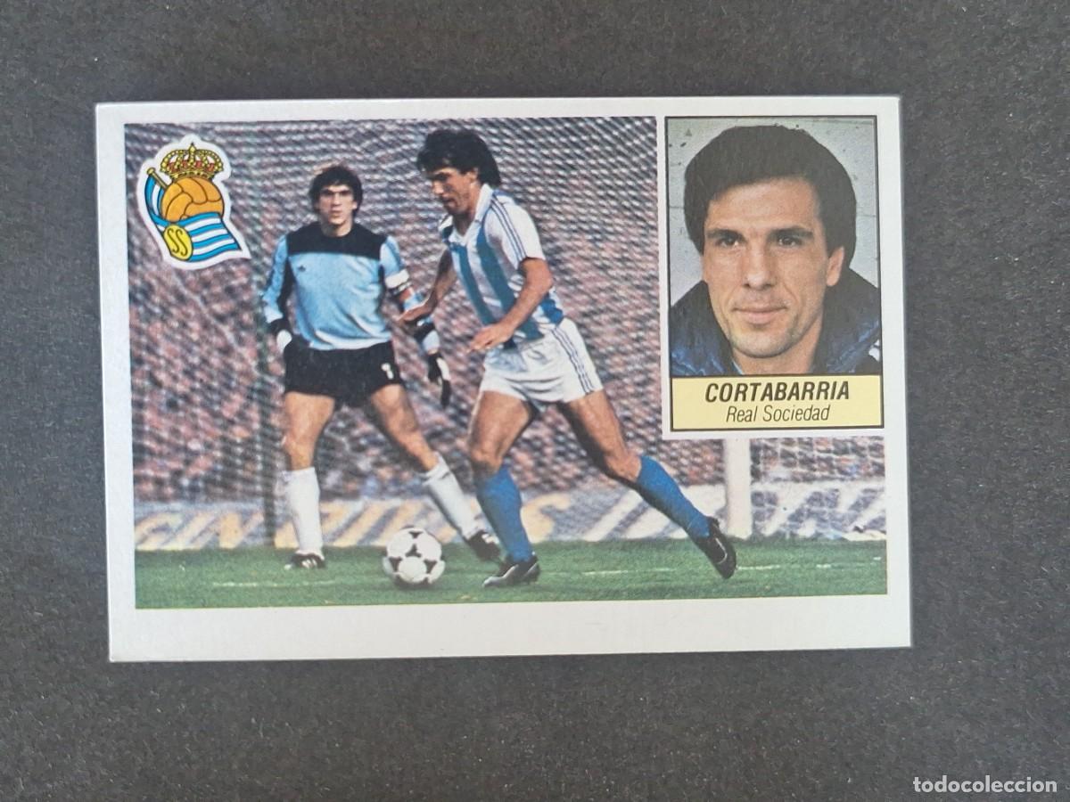 Cartes &agrave; collectionner de Football: L3 CORTABARRIA REAL SOCIEDAD LIGA ESTE 1984 1985 84 85 NUNCA PEGADO SIN PEGAR