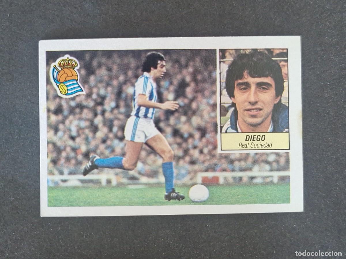 Cromos de f&uacute;tbol: L3 DIEGO REAL SOCIEDAD LIGA ESTE 1984 1985 84 85 NUNCA PEGADO SIN PEGAR