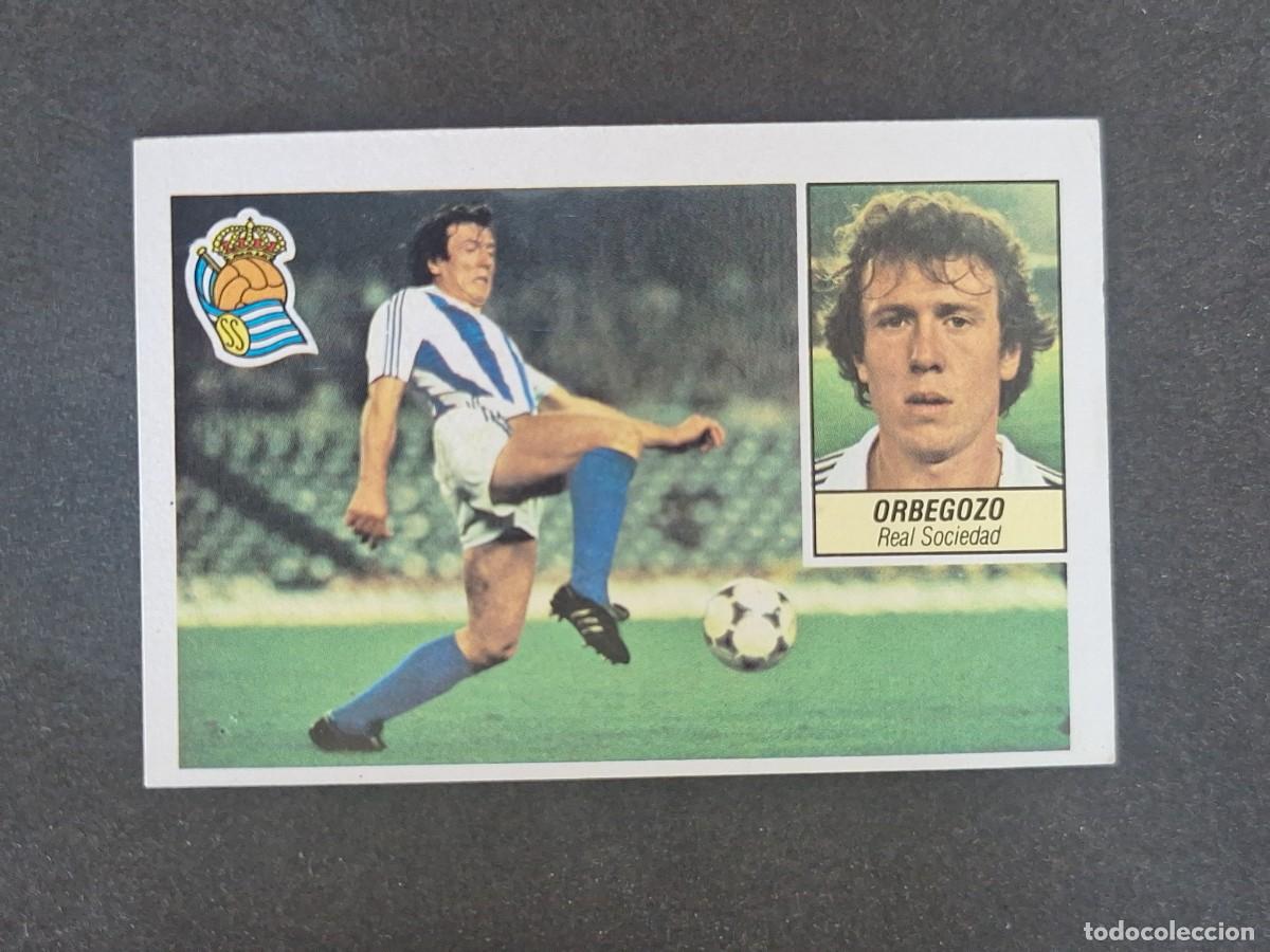 Cromos de f&uacute;tbol: L3 ORBEGOZO REAL SOCIEDAD LIGA ESTE 1984 1985 84 85 NUNCA PEGADO SIN PEGAR