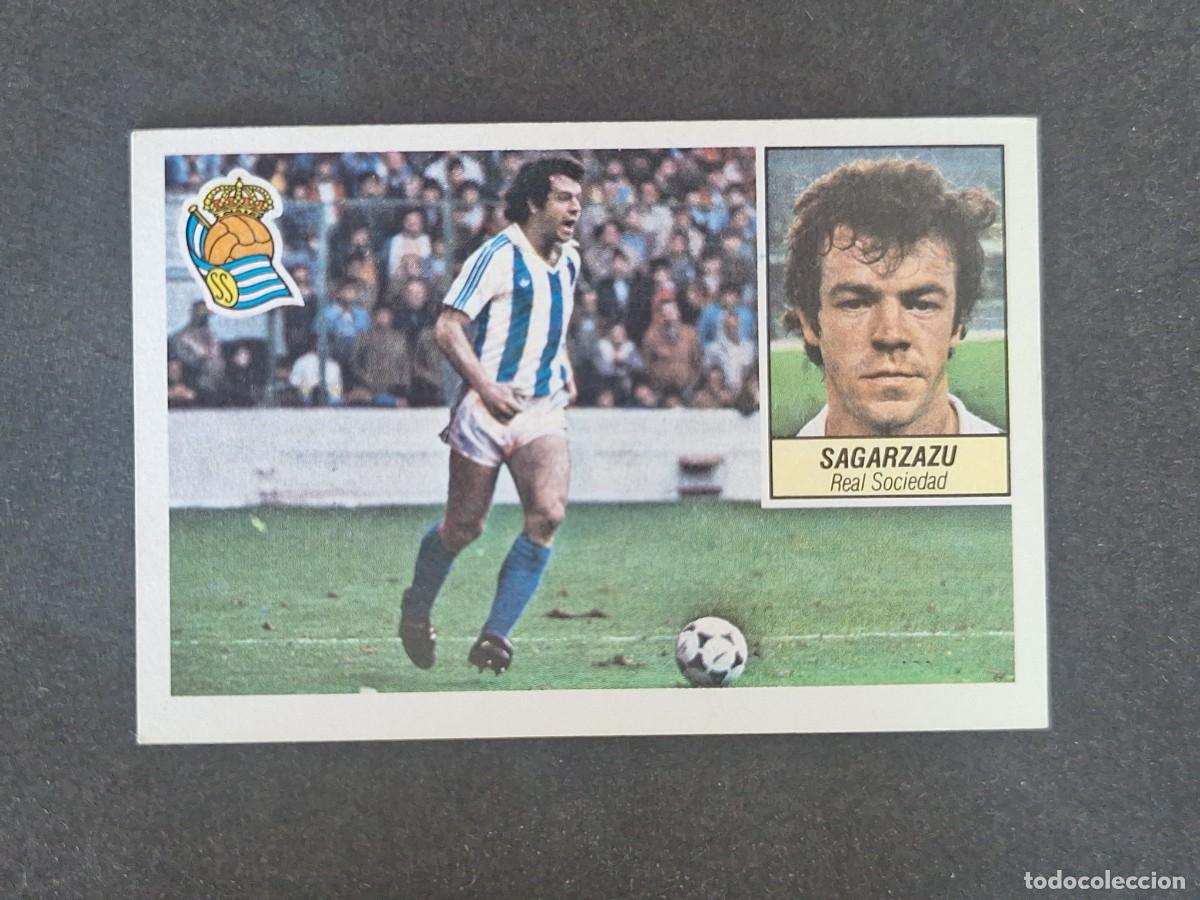 Cromos de f&uacute;tbol: L3 SAGARZAZU REAL SOCIEDAD LIGA ESTE 1984 1985 84 85 NUNCA PEGADO SIN PEGAR