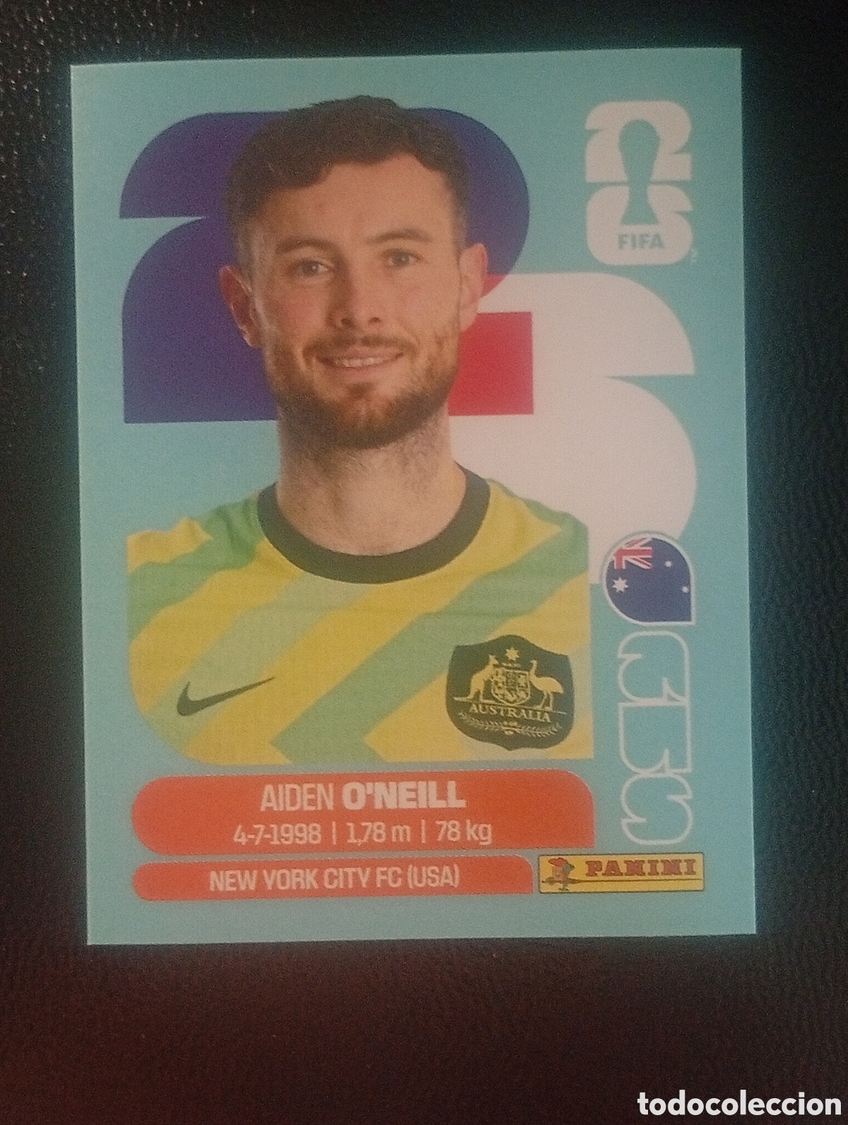 Cromos de f&uacute;tbol: AUS 14 O NEILL AUSTRALIA MUNDIAL F&Uacute;TBOL 2026 FIFA WORLD CUP PANINI CROMO STICKER AUS14