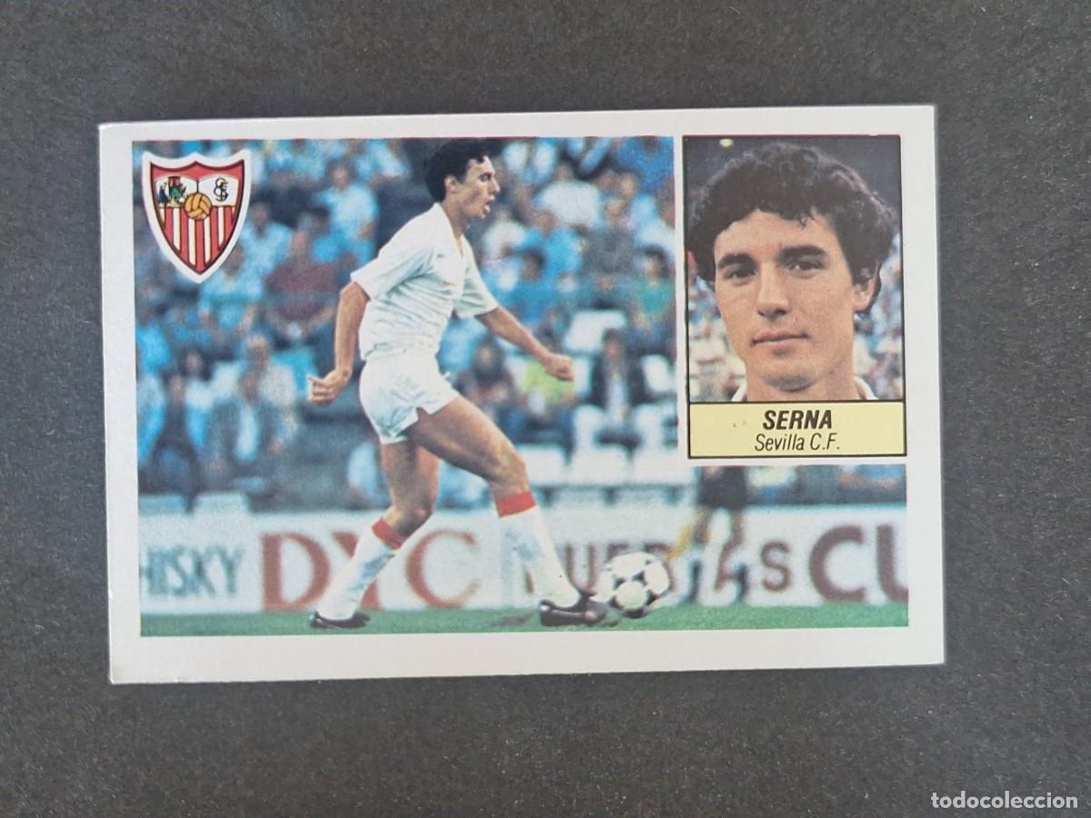 Cromos de f&uacute;tbol: L3 SERNA SEVILLA C. F. LIGA ESTE 1984 1985 84 85 NUNCA PEGADO SIN PEGAR