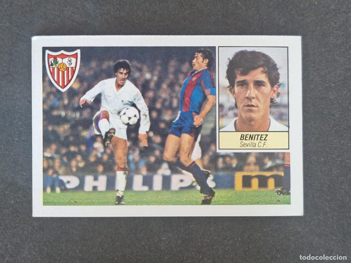 Cromos de f&uacute;tbol: L3 BENITEZ SEVILLA C. F. LIGA ESTE 1984 1985 84 85 NUNCA PEGADO SIN PEGAR