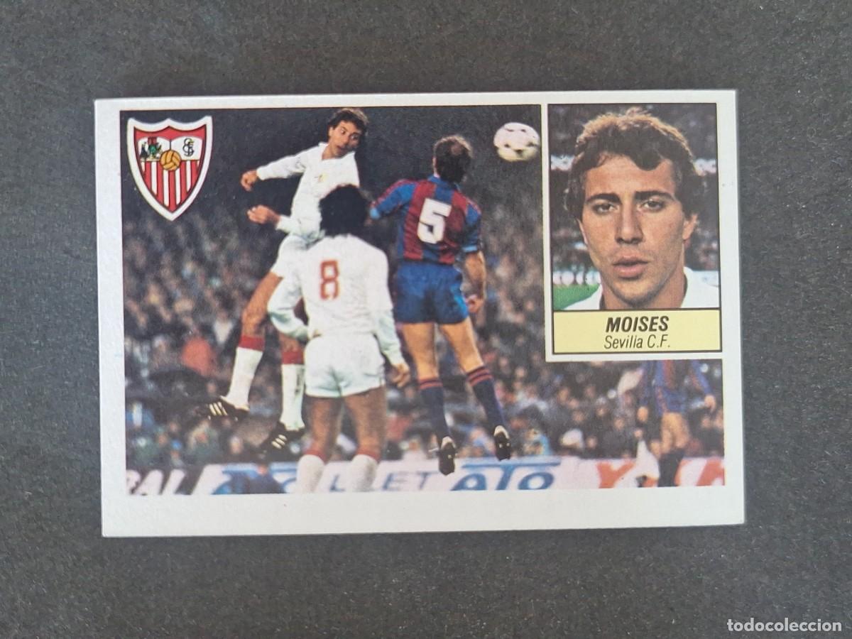 Cromos de f&uacute;tbol: L3 MOISES SEVILLA C. F. LIGA ESTE 1984 1985 84 85 NUNCA PEGADO SIN PEGAR