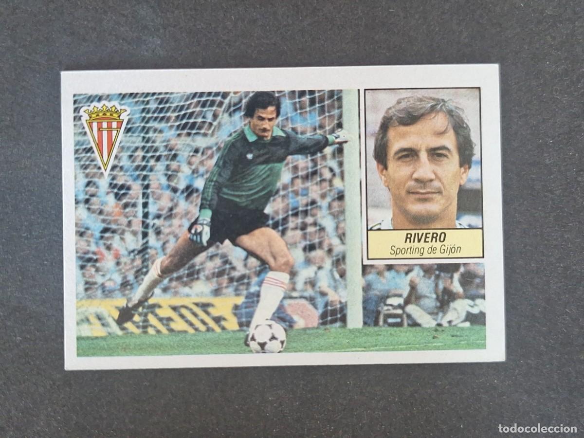 Cromos de f&uacute;tbol: L3 RIVERO SPORTING DE GIJON LIGA ESTE 1984 1985 84 85 NUNCA PEGADO SIN PEGAR
