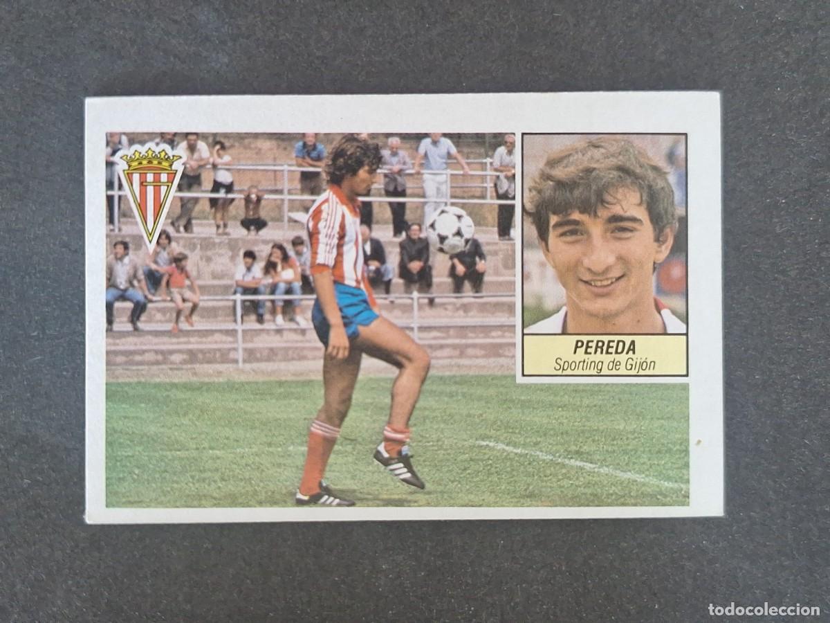 Cromos de f&uacute;tbol: L3 PEREDA SPORTING DE GIJON LIGA ESTE 1984 1985 84 85 NUNCA PEGADO SIN PEGAR