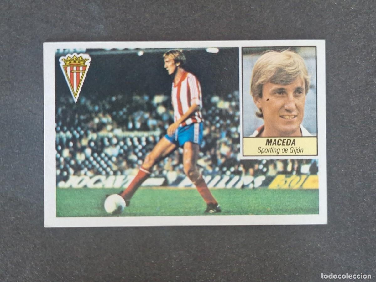 Cromos de f&uacute;tbol: L3 MACEDA SPORTING DE GIJON LIGA ESTE 1984 1985 84 85 NUNCA PEGADO SIN PEGAR