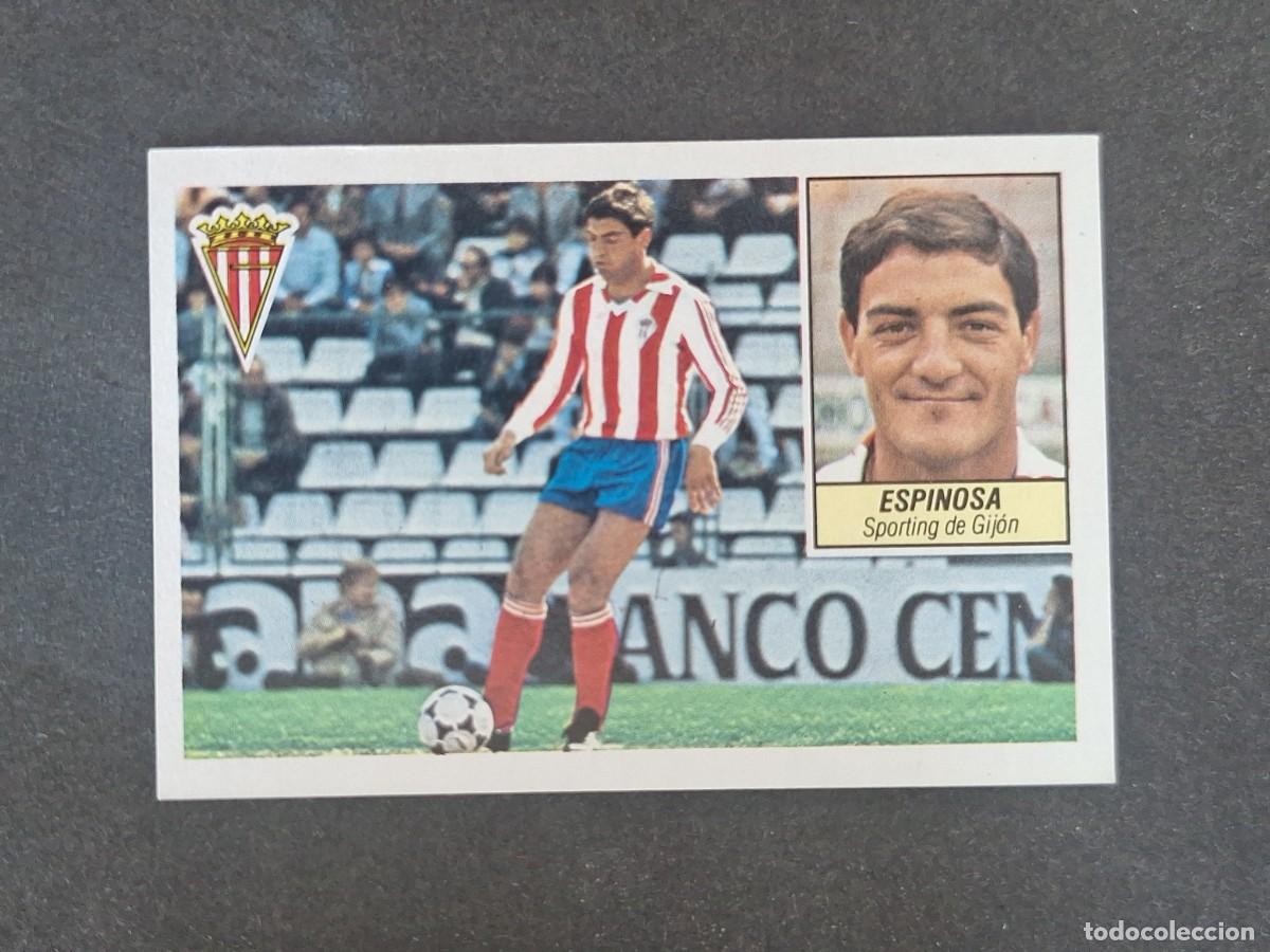 Cromos de f&uacute;tbol: L3 ESPINOSA SPORTING DE GIJON LIGA ESTE 1984 1985 84 85 NUNCA PEGADO SIN PEGAR