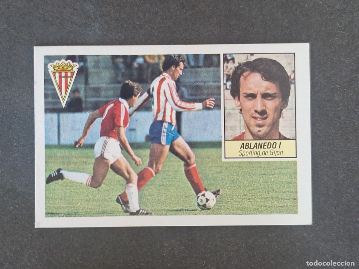 Cromos de f&uacute;tbol: L3 ABLANEDO I SPORTING DE GIJON LIGA ESTE 1984 1985 84 85 NUNCA PEGADO SIN PEGAR