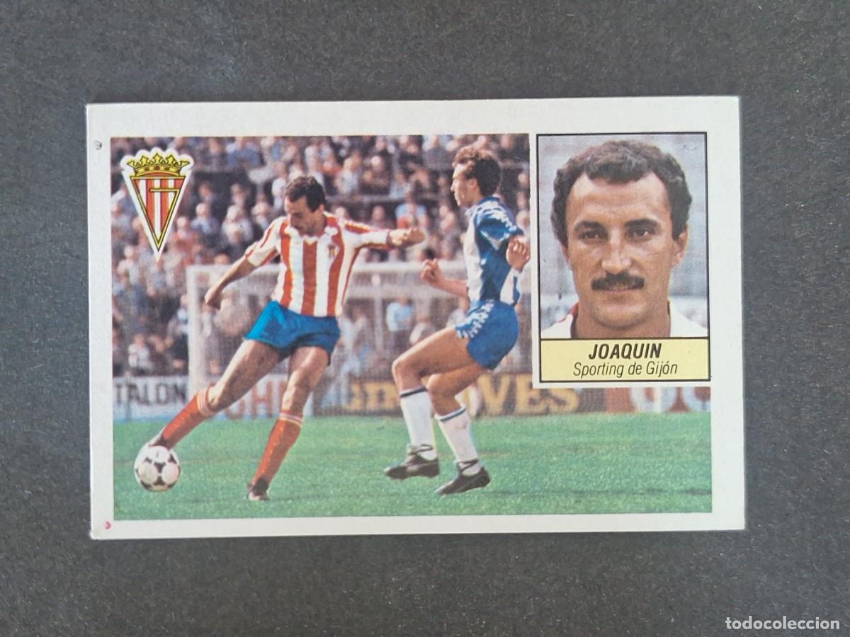 Cromos de f&uacute;tbol: L3 JOAQUIN SPORTING DE GIJON LIGA ESTE 1984 1985 84 85 NUNCA PEGADO SIN PEGAR