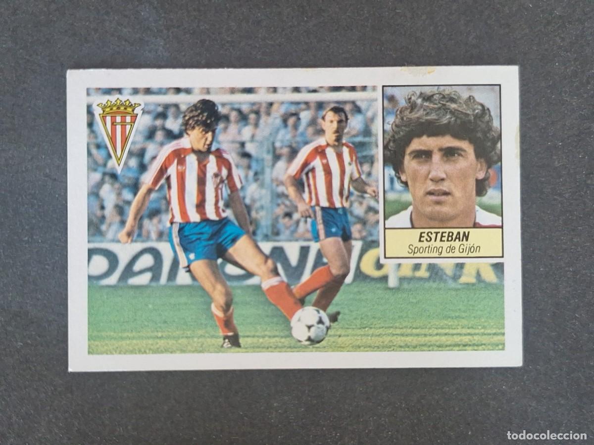 Cromos de f&uacute;tbol: L3 ESTEBAN SPORTING DE GIJON LIGA ESTE 1984 1985 84 85 NUNCA PEGADO SIN PEGAR