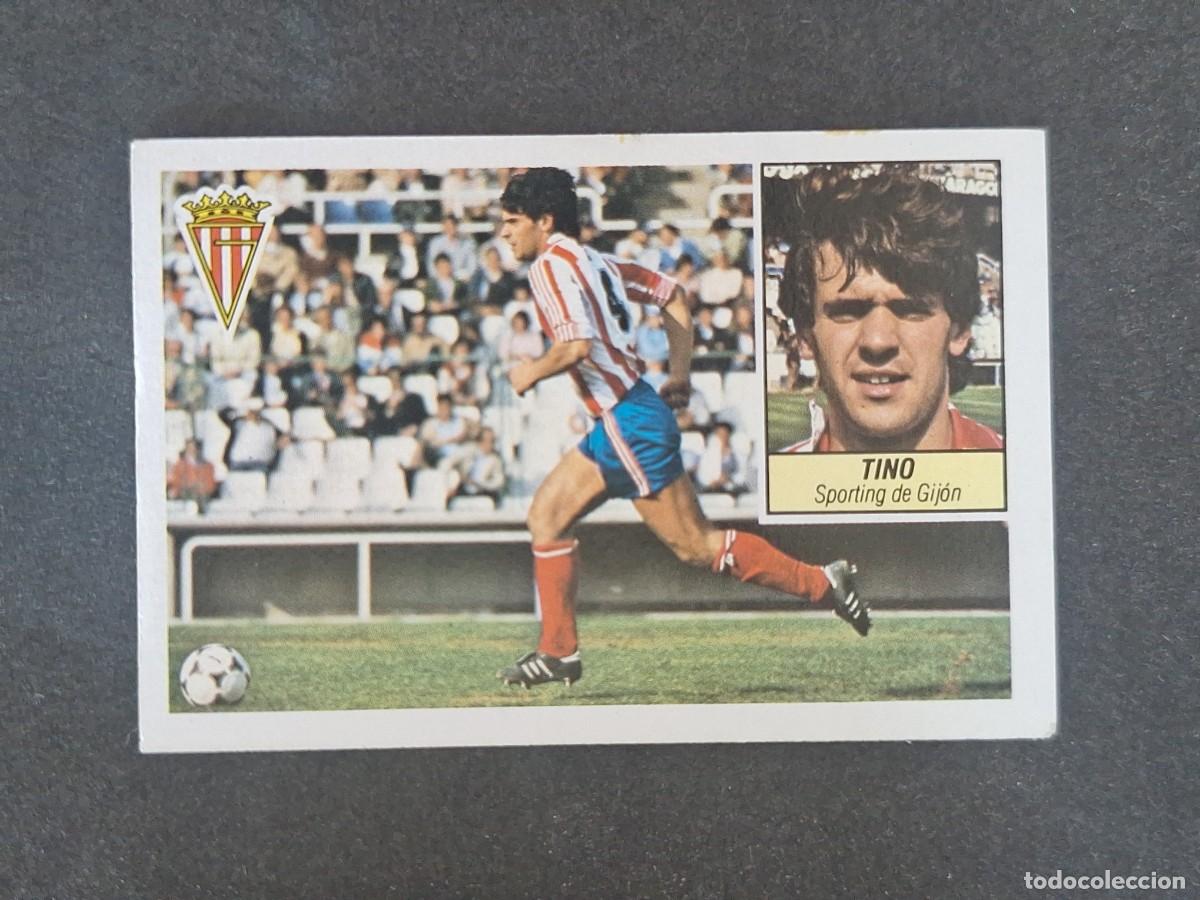 Cromos de f&uacute;tbol: L3 TINO SPORTING DE GIJON LIGA ESTE 1984 1985 84 85 NUNCA PEGADO SIN PEGAR