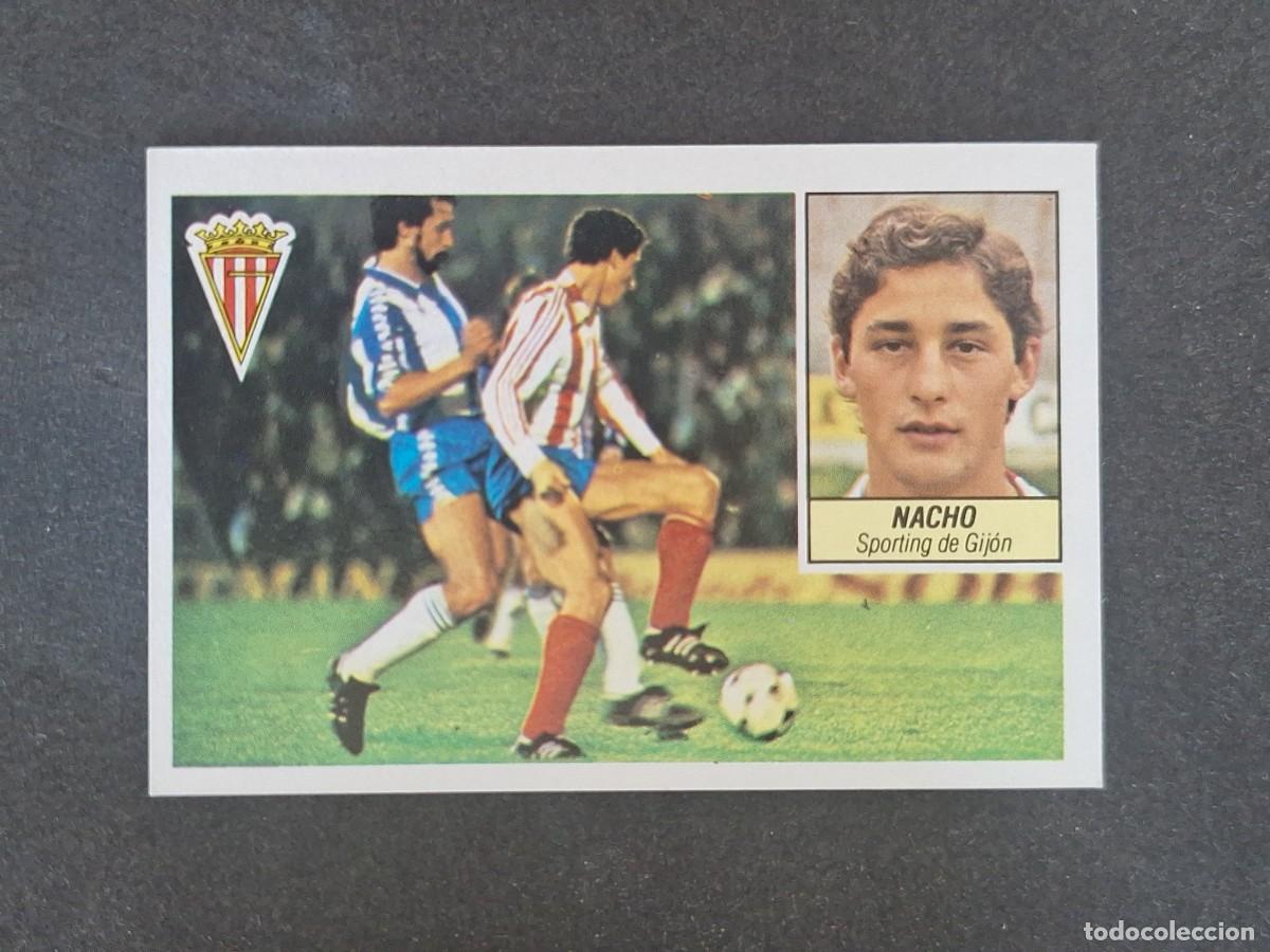 Cromos de f&uacute;tbol: L3 NACHO SPORTING DE GIJON LIGA ESTE 1984 1985 84 85 NUNCA PEGADO SIN PEGAR