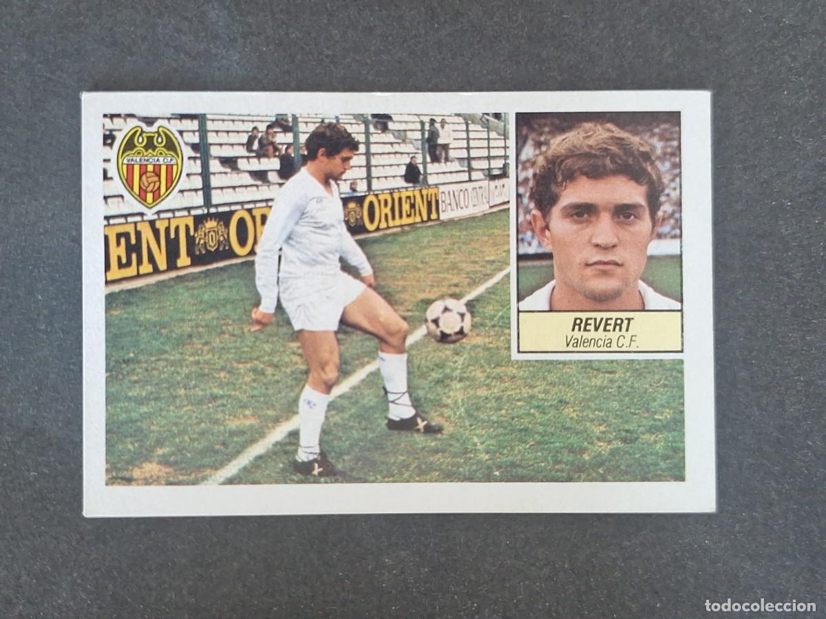 Cromos de f&uacute;tbol: L3 REVERT VALENCIA C. F. LIGA ESTE 1984 1985 84 85 NUNCA PEGADO SIN PEGAR