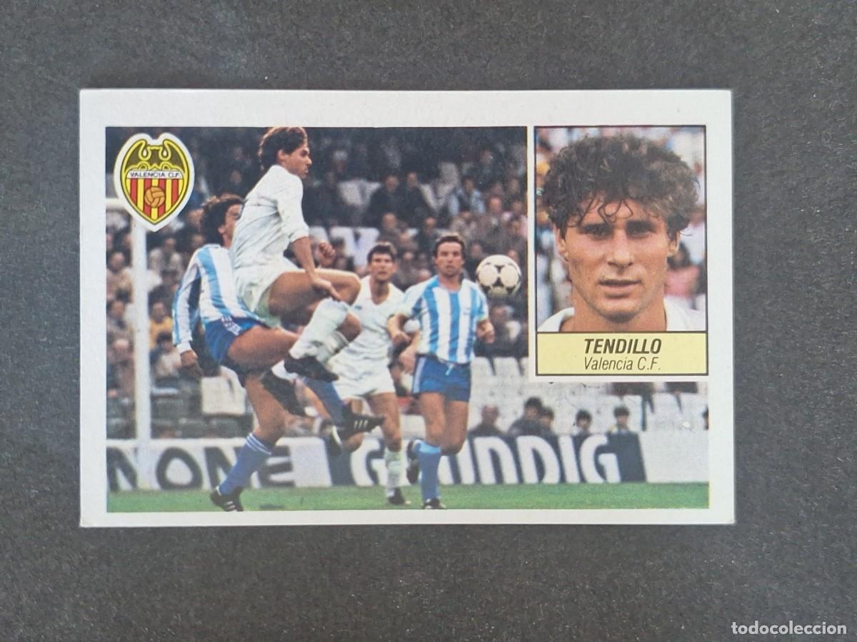 Cromos de f&uacute;tbol: L3 TENDILLO VALENCIA C. F. LIGA ESTE 1984 1985 84 85 NUNCA PEGADO SIN PEGAR