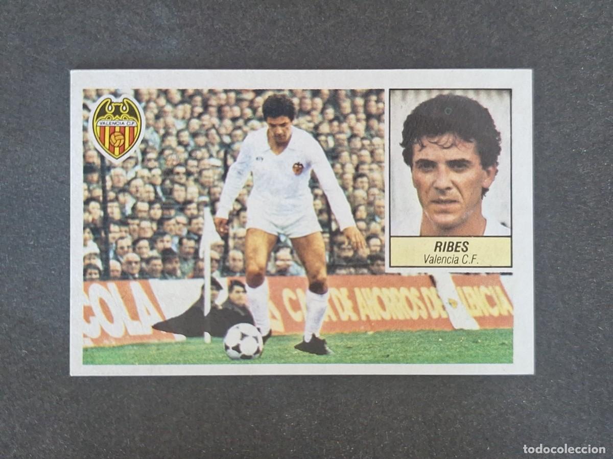 Cromos de f&uacute;tbol: L3 RIBES VALENCIA C. F. LIGA ESTE 1984 1985 84 85 NUNCA PEGADO SIN PEGAR