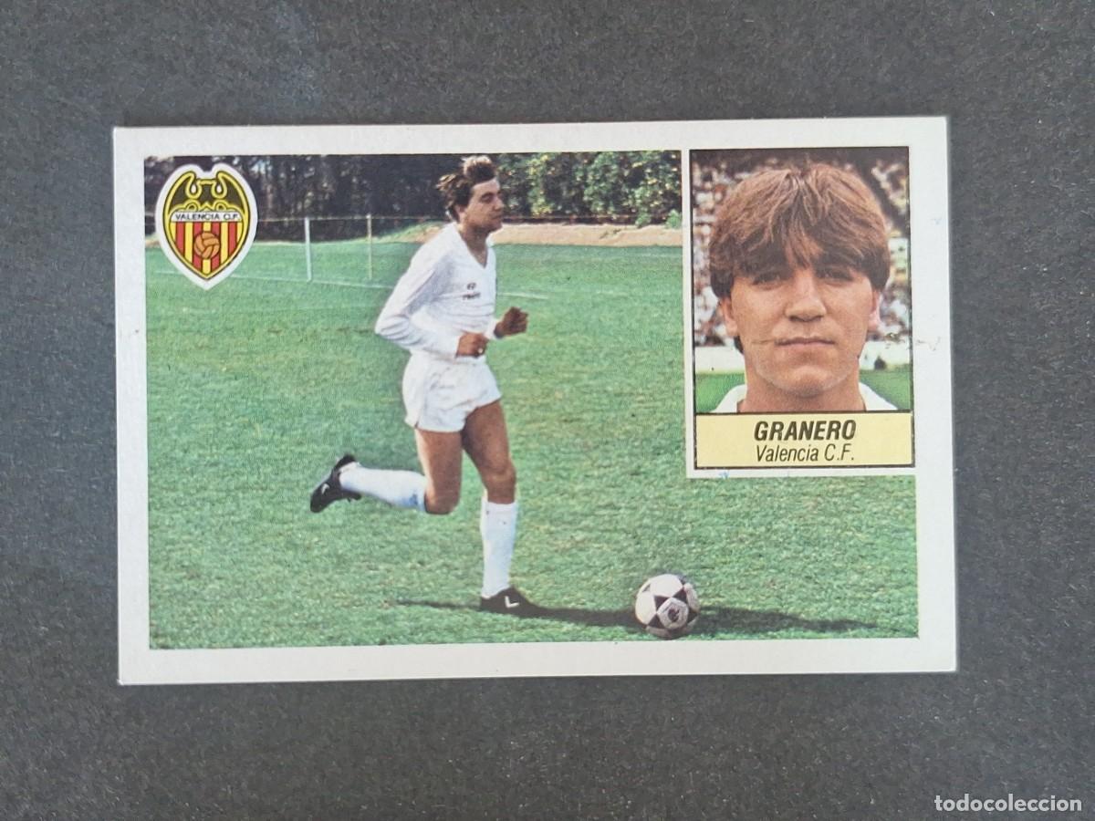Cromos de f&uacute;tbol: L3 GRANERO VALENCIA C. F. LIGA ESTE 1984 1985 84 85 NUNCA PEGADO SIN PEGAR