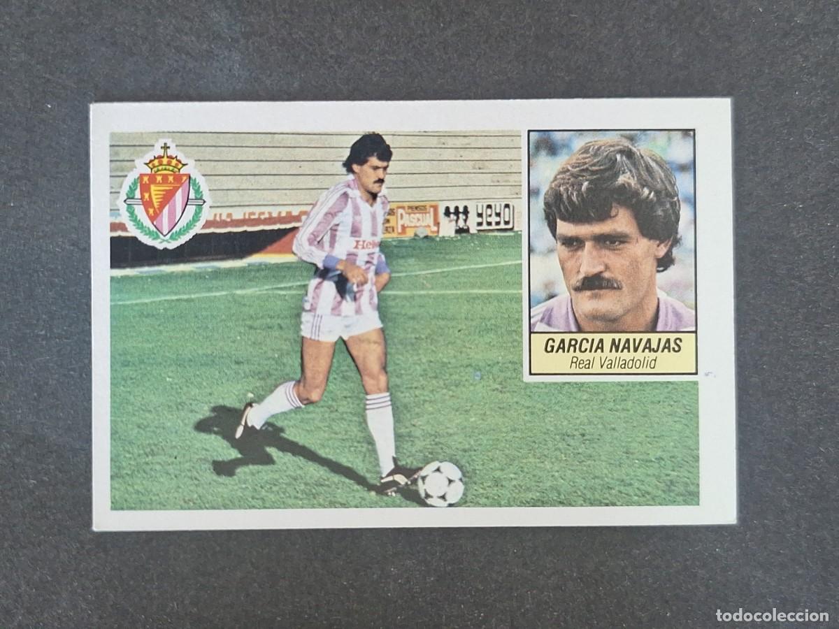 Cromos de f&uacute;tbol: L3 GARCIA NAVAJAS REAL VALLADOLID LIGA ESTE 1984 1985 84 85 NUNCA PEGADO SIN PEGAR