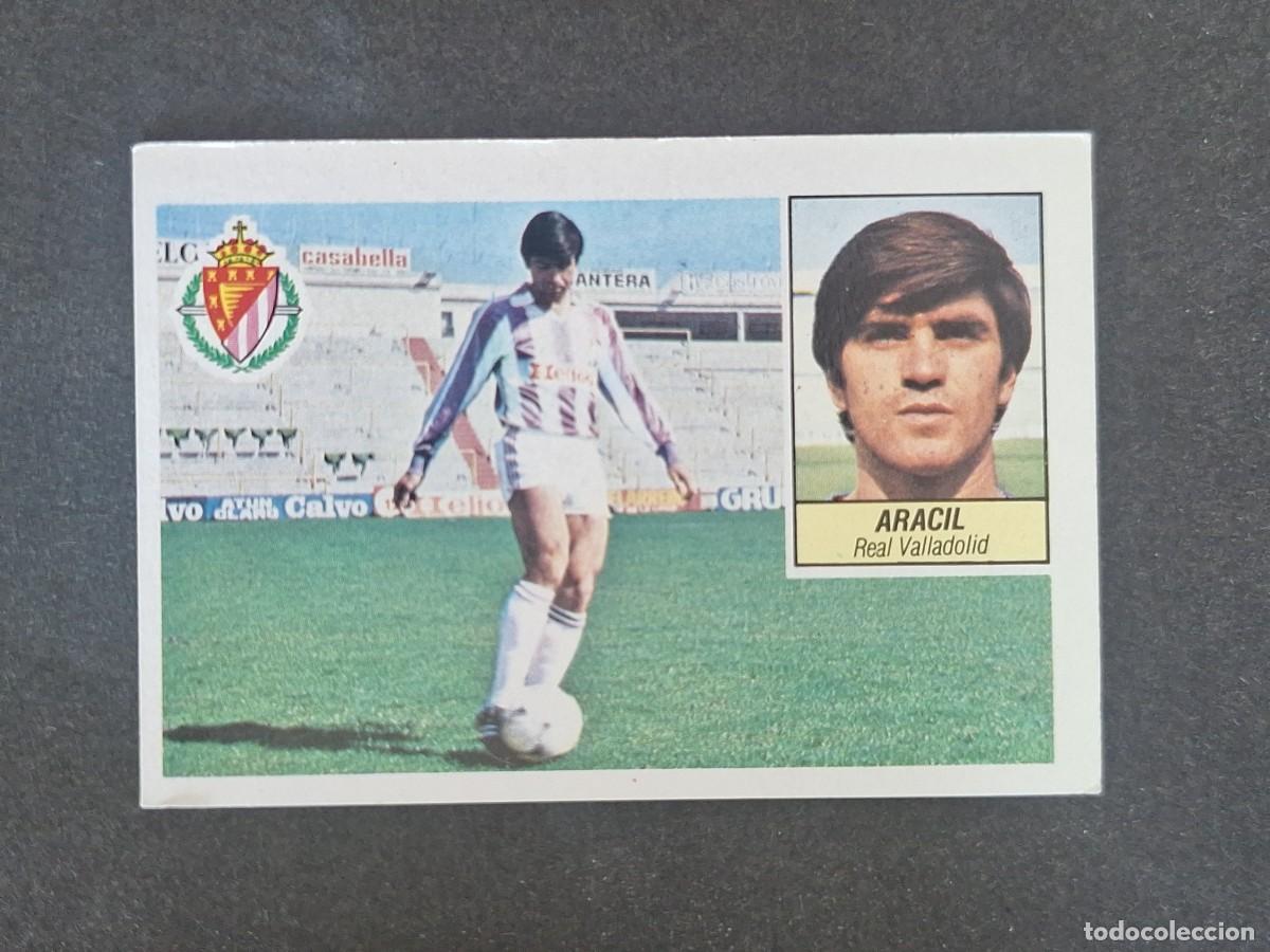 Cromos de f&uacute;tbol: L3 ARACIL REAL VALLADOLID LIGA ESTE 1984 1985 84 85 NUNCA PEGADO SIN PEGAR