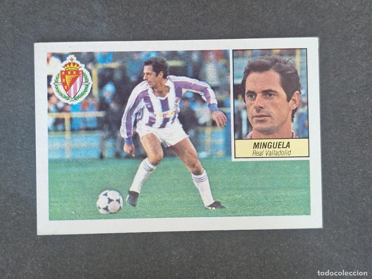 Cromos de f&uacute;tbol: L3 MINGUELA REAL VALLADOLID LIGA ESTE 1984 1985 84 85 NUNCA PEGADO SIN PEGAR