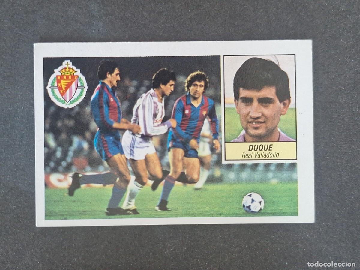 Cromos de f&uacute;tbol: L3 DUQUE REAL VALLADOLID LIGA ESTE 1984 1985 84 85 NUNCA PEGADO SIN PEGAR